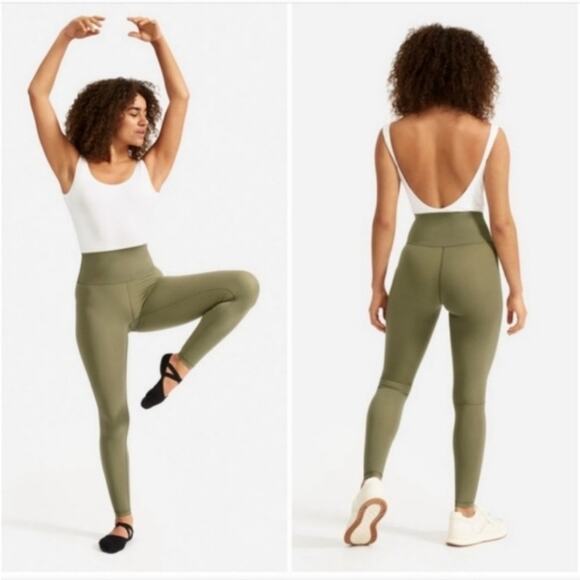 EVERLANE ReNew Perform Legging in Lichen Green Size M - Picture 1 of 10